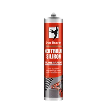 Průmyslové lepidlo DenBraven Neutrální silikon 280 ml kartuše transparentní