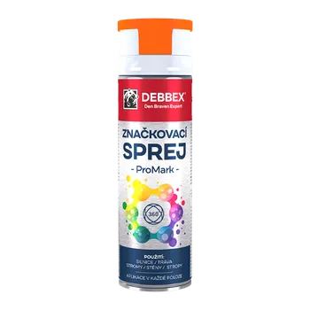 Průmyslové lepidlo DenBraven Značkovací sprej PROMARK 500 ml dóza oranžová