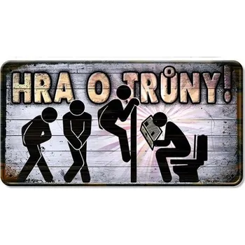 Plechová cedule Nekupto Plechová cedulka HRA O TRŮNY: NSR