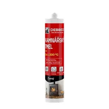 Průmyslové lepidlo DenBraven Kamnářský tmel 280 ml kartuše černá