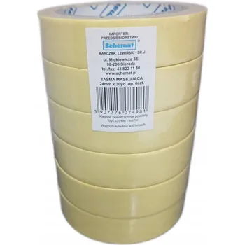 Lepicí páska Maskovací páska 24mm x 27,4m (30YD) 6 Ks. Schemat 4981