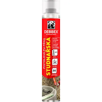 Průmyslové lepidlo DenBraven Studnařská pěna 750 ml trubičková dóza světle žlutá