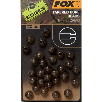 FOX Gumové zarážky Edges Camo Tapered Bore Beads VELIKOST: 6mm
