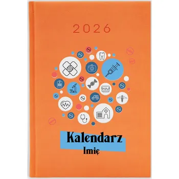 Kalendář Knižkový kalendář 2026 A5 FunnyCase modrý