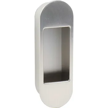 Dveřní kování Richter Czech Mušle do čela posuvných dveří RK.MUS.SALO.NIMAT 25,7x79,7x17,6mm nikl satén