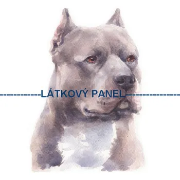 Látkový panel - Pes - PS-85 Velikost: 15x15cm, Materiál: Bavlna