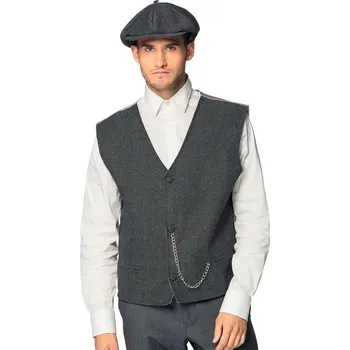 Karnevalový kostým Čepice a vesta retro XL