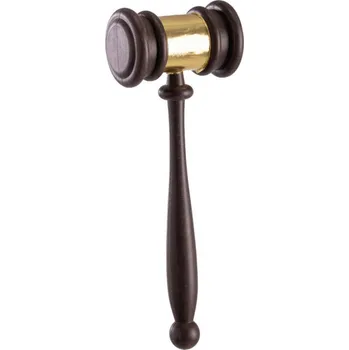 Karnevalový kostým Kladívko pro soudce 27 cm