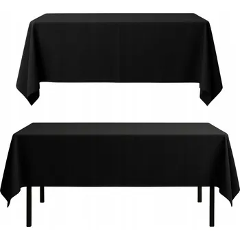 ubrus Fóliový ubrus na párty, voděodolný, Halloween černý, 137 x 274 cm