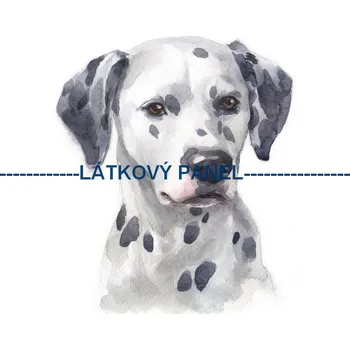 Látkový panel - Pes - PS-75 Velikost: 15x15cm, Materiál: Teplákovina nepočesaná