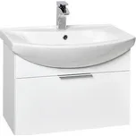 Krajcar Skříňka s umyvadlem 55x49,5x43cm, bílá - VÝPRODEJ 1ks