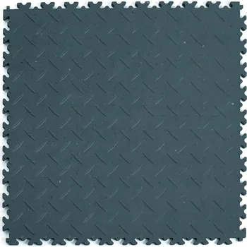 Umělý povrch PVC dlažba Mosolut Machine Industrial+, diamant, ECO, modrá