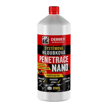 Průmyslové lepidlo DenBraven Systémová hloubková penetrace NANO 1 l láhev transparentní