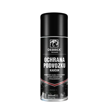 Průmyslové lepidlo DenBraven Ochrana podvozku – kaučuk 400 ml aerosolový sprej černá