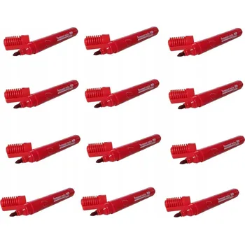 Permanentní popisovač červený Instal-Mazo 12 ks