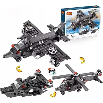 ostatní stavebnice Stavebnice Cogo 3v1 Letadlo Motorový člun Helikoptéra