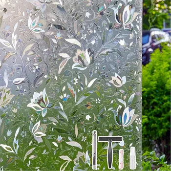 Okenní dekorace Dekorativní Samolepicí Fólie Matná Neprůhledná Anti UV Květina Tulipán