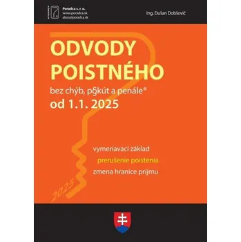 Odvody poistného od 1. 1. 2025 Kniha