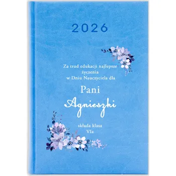 Kalendář Knižkový kalendář 2026 A5 FunnyCase modrý