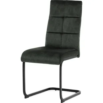Jídelní židle Jídelní židle GINA — kov, samet, více barev Zelená
