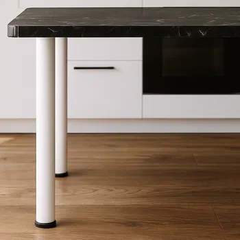 Nábytkové kování Interex Stolová noha CLASSIC 60 mm / Bílá 710 mm