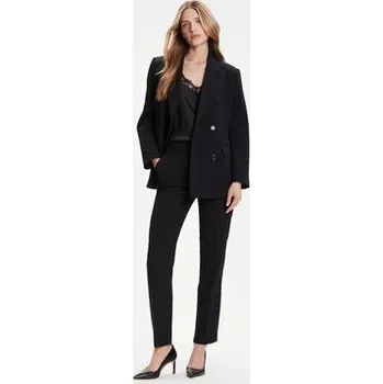 Dámské kalhoty Luisa Spagnoli Kalhoty z materiálu Otre 542530 Černá Regular Fit 44