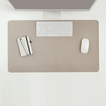 Podložka pod myš Zeller Present Sada koženková podložka na stůl, pod počítač + podložka pod myš, béžová