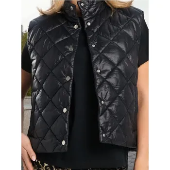 Dámská vesta Sinsay - Prošívaná vesta - černá - 084FJ-99X - 084FJ-99X-S