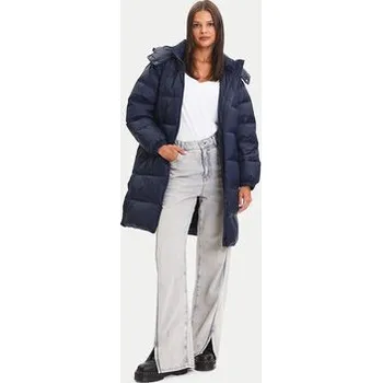 Pánská větrovka Calvin Klein Jeans Vatovaná bunda Essential LV047D502G Tmavomodrá Regular Fit XS