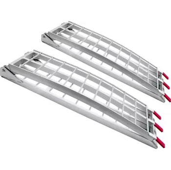 Nakládací rampa pro vozidlo QTECH nájezdová rampová - skládací - hliníková široká, Q-TECH (1 pár)