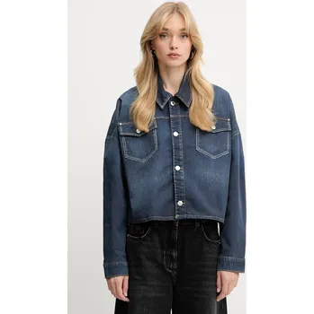 Dámská casual bunda Košilová bunda Guess WESTERN W5YN90.D0213 námořnická modř 59J, vel. XS