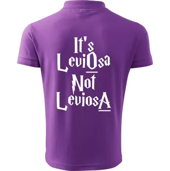 Pánská košile Leviosa not Levjosa - Polokošile pánská Pique Polo 203 - 3XL ( Fialová )