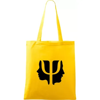 Psychologie hlavy - Taška bavlněná - 42 x 38 cm ( Žlutá )