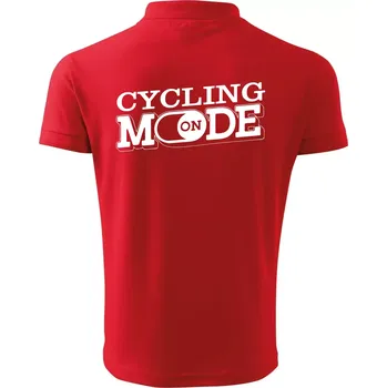 Pánská košile Cycling mode - Polokošile pánská Pique Polo 203 - XL ( Červená )