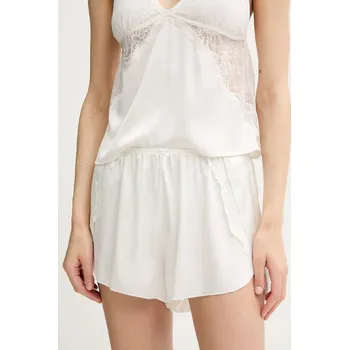 Dámské pyžamo Pyžamové šortky Abercrombie & Fitch dámské, béžová barva, KI146-5052 KI146.5052.111 01X, vel. L