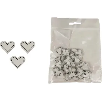 Velikonoční dekorace Dekorace srdce, 35ks D4126