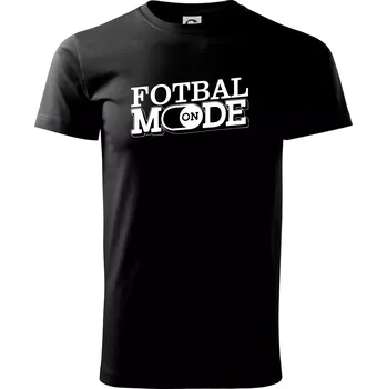 Pánské tričko Fotbal mode - Triko extra velké (5-8XL) - 7XL ( Černá )