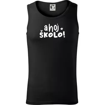 Ahoj školo - Tílko pánské Core - M ( Černá )