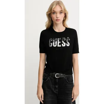 Tričko Guess LAYLA W5YR25.Z2NQ2 černá 99X, vel. XS