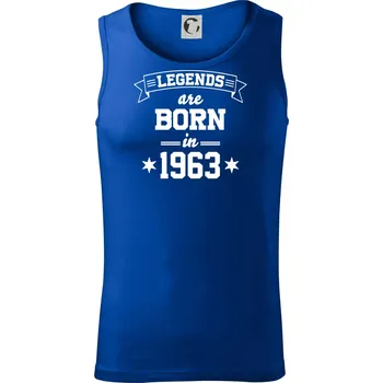 Legends are born in 1963 - Tílko pánské Core - XL ( Královská modrá )