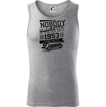 Nobody is perfect - 1953 - Tílko pánské Core - XL ( Tmavě šedý melír )