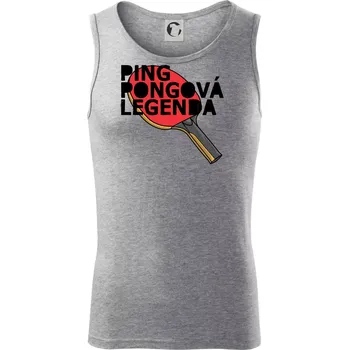 Pánské termoprádlo Ping Pongová legenda - Tílko pánské Core - 2XL ( Tmavě šedý melír )