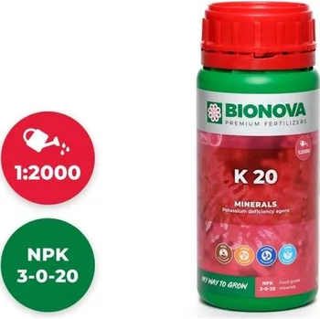 Hnojivo BioNova K 20 (draslík) 250 ml