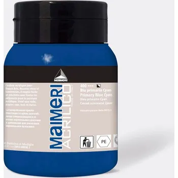 Speciální výtvarná barva Akrylová barva Maimeri Acrilico 500 ml – Cyan
