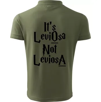 Pánská košile Leviosa not Levjosa - Polokošile pánská Pique Polo 203 - M ( Khaki )