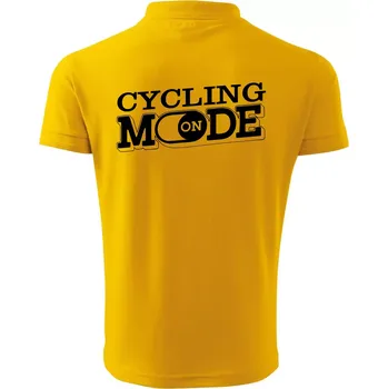 Pánská košile Cycling mode - Polokošile pánská Pique Polo 203 - 3XL ( Žlutá )