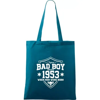 Bad boy since 1953 - Taška bavlněná - 42 x 38 cm ( Petrolejová )