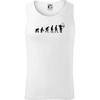 Evoluce lukostřelba - Tílko pánské Core - 2XL ( Bílá )