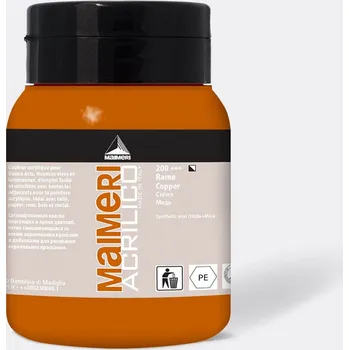 Speciální výtvarná barva Akrylová barva Maimeri Acrilico 500 ml – měděná