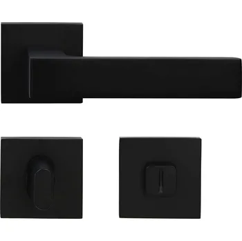 Dveřní kování Richter Czech RK.E36.MILANO-R WC ECONOMY CE černá matná